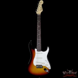 Fender USA American Vintage `65 Stratocaster Rosewood Fretboard 3 Tone Sunburst - Image 3