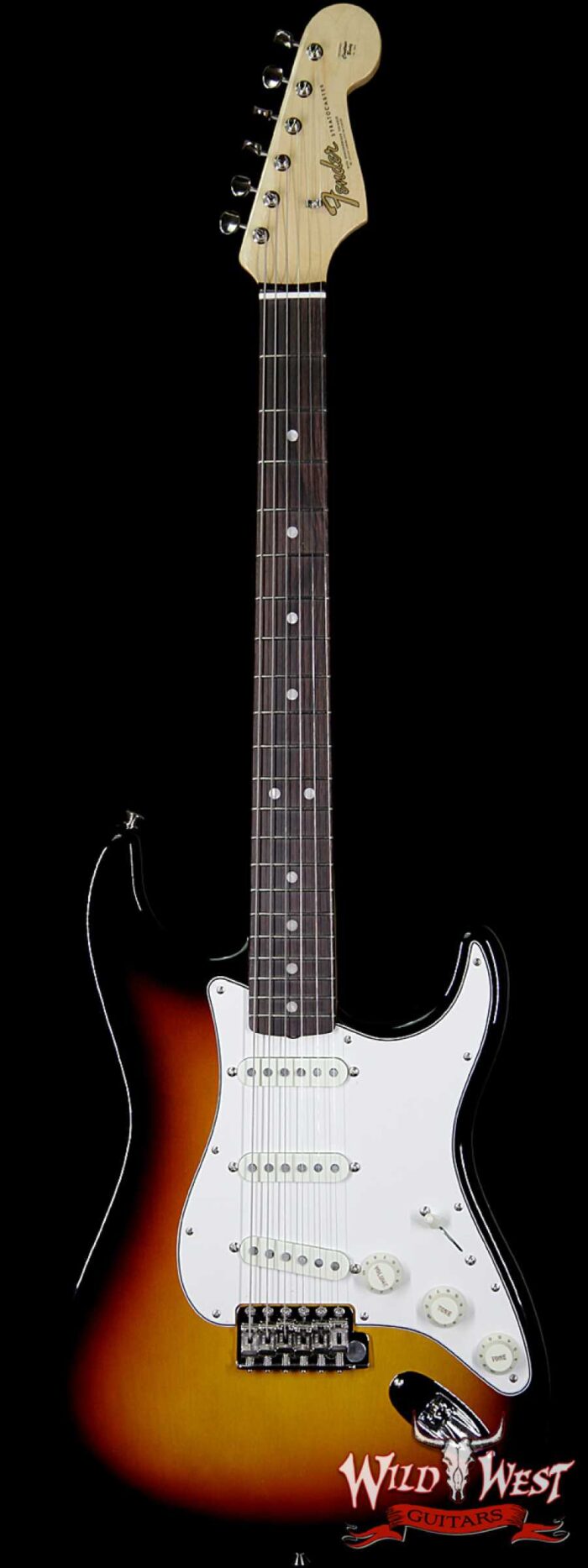 Fender USA American Vintage `65 Stratocaster Rosewood Fretboard 3 Tone Sunburst - Image 1