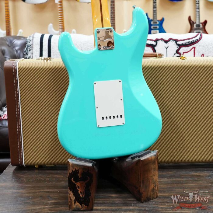 Fender American Vintage II 1957 Stratocaster Maple Neck Sea Foam Green 7.65 LBS 7.65 LBS - Image 9