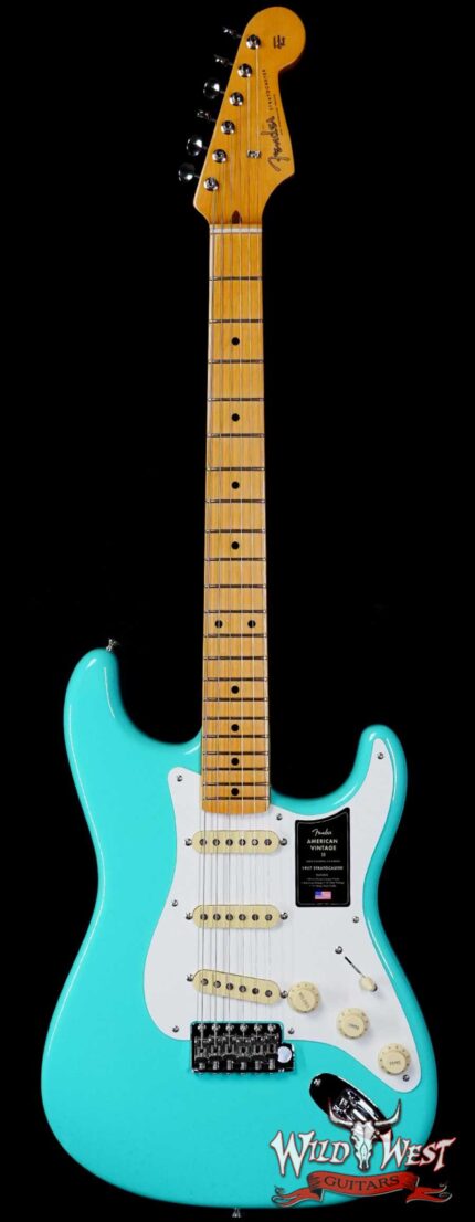 Fender American Vintage II 1957 Stratocaster Maple Neck Sea Foam Green 7.65 LBS 7.65 LBS