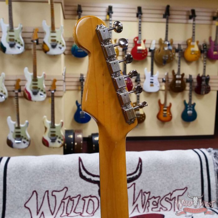 Fender American Vintage II 1965 Stratocaster Rosewood Fingerboard Gloss Nitro Shoreline Gold 7.65 LBS - Image 10