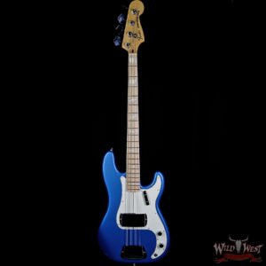 2014 Fender American Design Experience Precision Bass Maple Neck Block Inlay Lake Placid Blue - Image 6