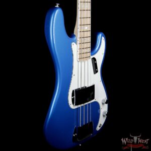 2014 Fender American Design Experience Precision Bass Maple Neck Block Inlay Lake Placid Blue - Image 5
