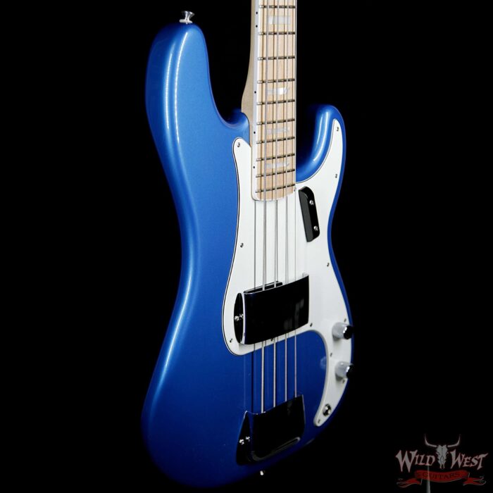 2014 Fender American Design Experience Precision Bass Maple Neck Block Inlay Lake Placid Blue - Image 5