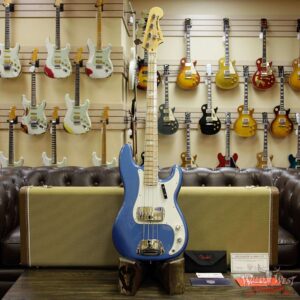 2014 Fender American Design Experience Precision Bass Maple Neck Block Inlay Lake Placid Blue - Image 12