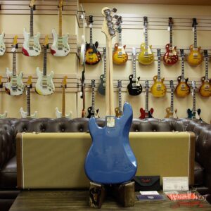 2014 Fender American Design Experience Precision Bass Maple Neck Block Inlay Lake Placid Blue - Image 16