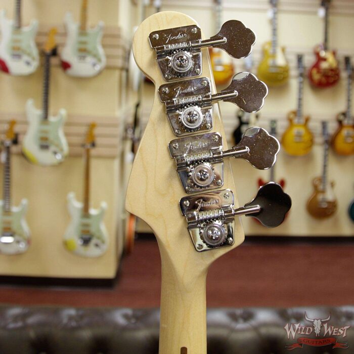 2014 Fender American Design Experience Precision Bass Maple Neck Block Inlay Lake Placid Blue - Image 14