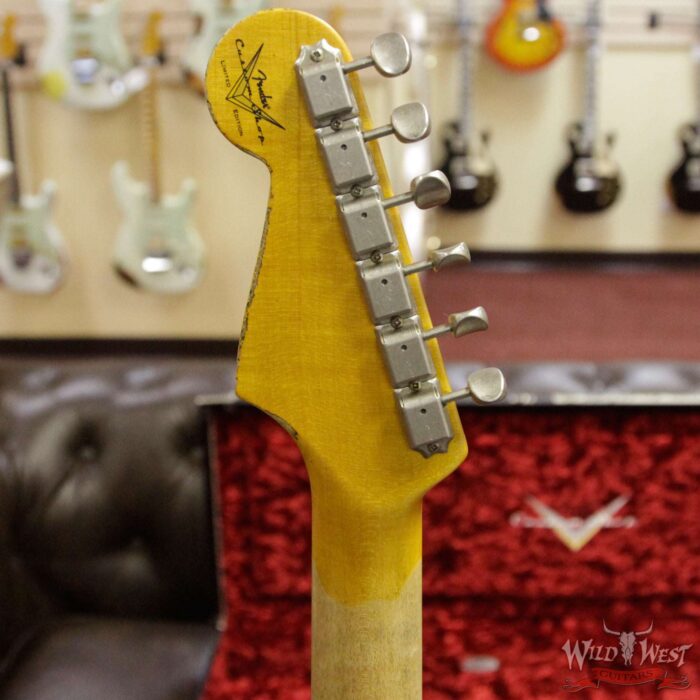 Fender Custom Shop Black Lightning 2.0 Stratocaster Heavy Relic HSS 22 Frets Rosewood Board Candy Apple Red - Image 14