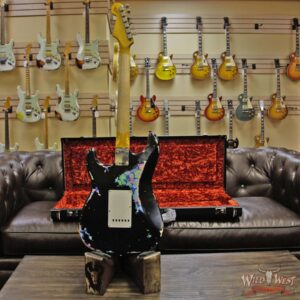 Fender Custom Shop Black Lightning 2.0 Stratocaster Heavy Relic HSS Maple Neck 22 Frets Blue Flower - Image 11