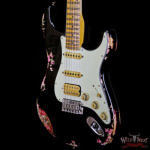 Fender Custom Shop Black Lightning 2.0 Stratocaster Heavy Relic HSS 22 Frets Maple Neck Pink Paisley - Image 2