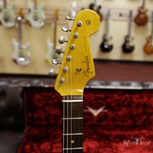Fender Custom Shop Black Lightning 2.0 Stratocaster Heavy Relic HSS 22 Frets Rosewood Board Blue Flower - Image 11