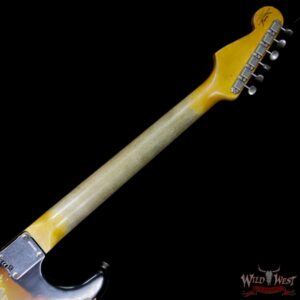 Fender Custom Shop Black Lightning 2.0 Stratocaster Heavy Relic HSS 22 Frets Rosewood Board 3 Tone Sunburst - Image 11