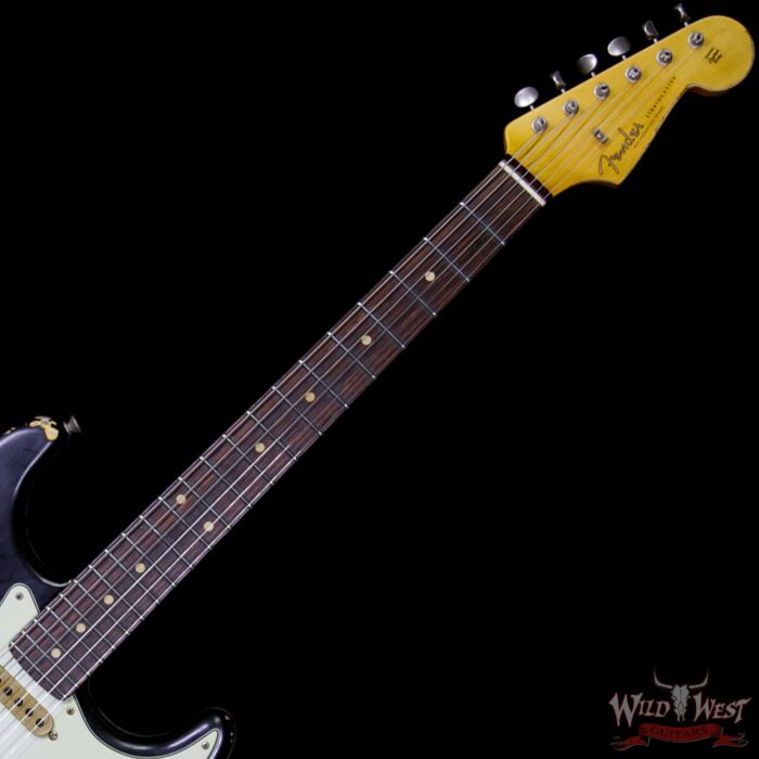 Fender Custom Shop Black Lightning 2.0 Stratocaster Heavy Relic HSS 22 Frets Rosewood Board 3 Tone Sunburst - Image 9
