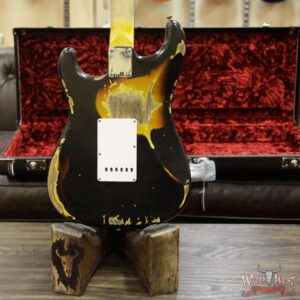 Fender Custom Shop Black Lightning 2.0 Stratocaster Heavy Relic HSS 22 Frets Rosewood Board 3 Tone Sunburst - Image 15