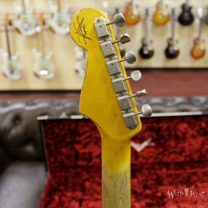 Fender Custom Shop Black Lightning 2.0 Stratocaster Heavy Relic HSS 22 Frets Rosewood Board 3 Tone Sunburst - Image 10