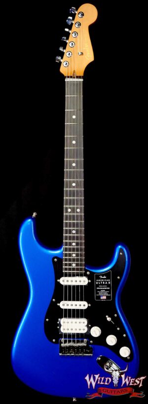 Fender American Ultra II Stratocaster HSS Ebony Fingerboard Noble Blue 7.90 LBS
