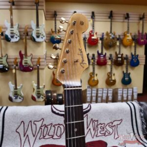 Fender Custom Shop Wild West Guitars 25th Anniversary 1960 Stratocaster Hardtail Madagascar Rosewood Fretboard Heavy Relic Lake Placid Blue 7.15 lbs - Image 6