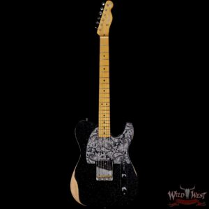 Fender Brad Paisley Esquire Road Worn Black Sparkle 5 LBS 15 OZ - Image 3
