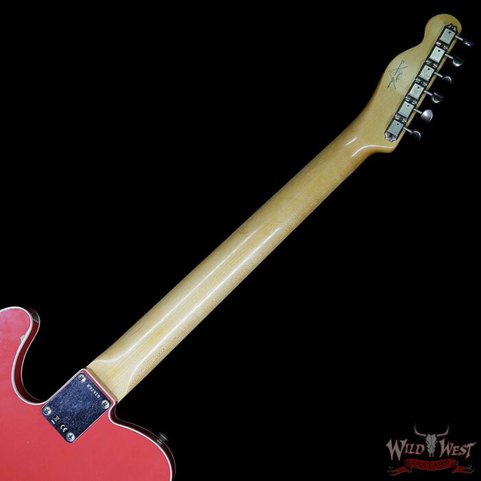Fender Custom Shop 1958 Telecaster Custom Relic HH EVH Pickups Fiesta Red - Image 12