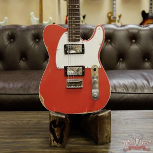 Fender Custom Shop 1958 Telecaster Custom Relic HH EVH Pickups Fiesta Red - Image 10