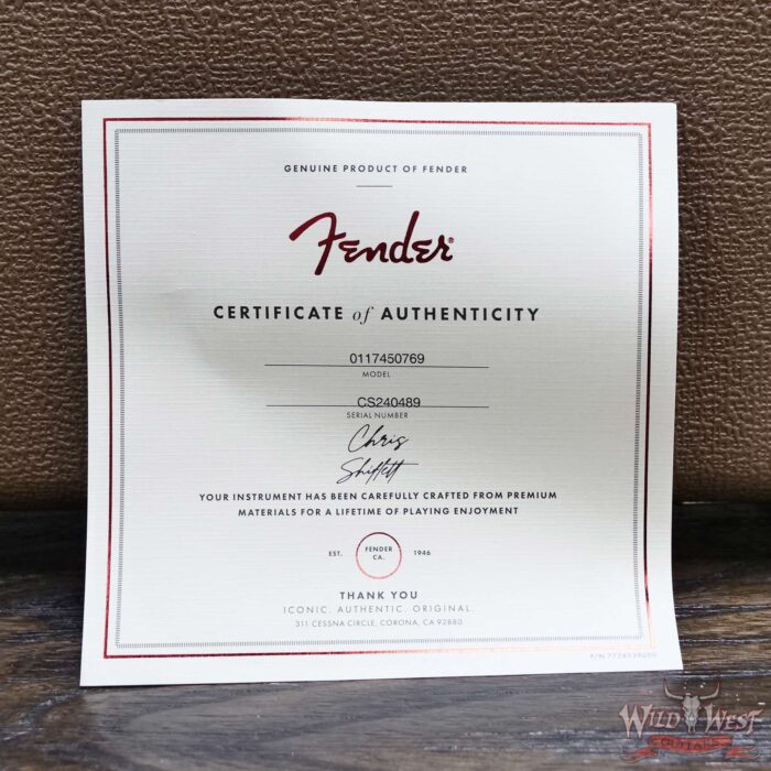 Fender Chris Shiflett Cleaver Telecaster Deluxe Dual P90 Rosewood Fingerboard Charcoal Frost Metallic 7.70 LBS - Image 11
