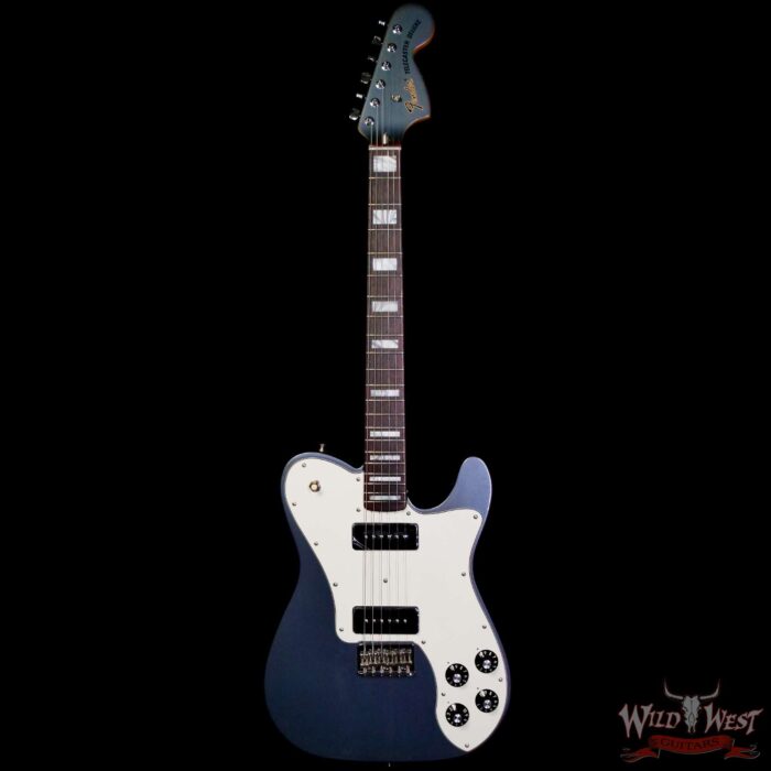 Fender Chris Shiflett Cleaver Telecaster Deluxe Dual P90 Rosewood Fingerboard Charcoal Frost Metallic 8.00 LBS - Image 3