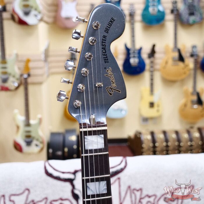 Fender Chris Shiflett Cleaver Telecaster Deluxe Dual P90 Rosewood Fingerboard Charcoal Frost Metallic 8.00 LBS - Image 6