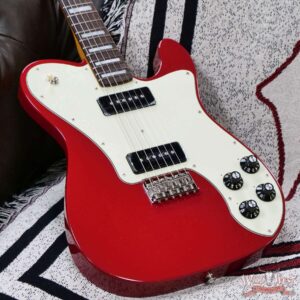 Fender Chris Shiflett Cleaver Telecaster Deluxe Dual P90 Rosewood Fingerboard Dakota Red 8.15 LBS - Image 8