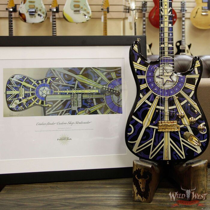 Fender Custom Shop Greg Fessler Masterbuilt Trideco Stratocaster NOS Artwork by Pamelina H. - Image 10