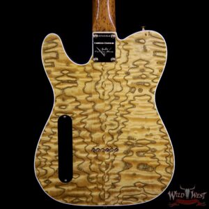 Fender Custom Shop Paul Waller Masterbuilt Artisan Tamo Ash Top Telecaster HH African Blackwood Board Natural - Image 4