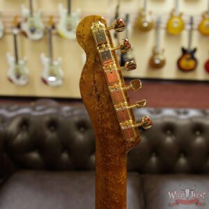 Fender Custom Shop Paul Waller Masterbuilt Artisan Tamo Ash Top Telecaster HH African Blackwood Board Natural - Image 14