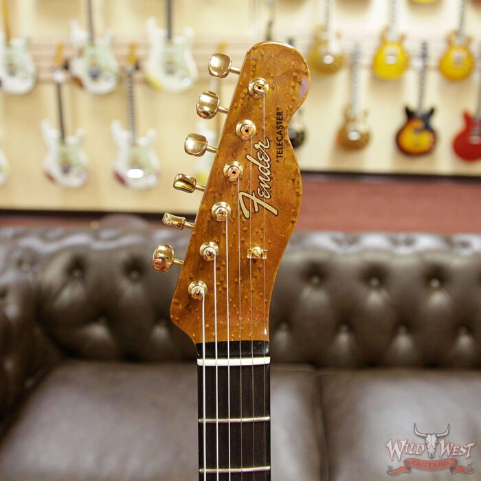 Fender Custom Shop Paul Waller Masterbuilt Artisan Tamo Ash Top Telecaster HH African Blackwood Board Natural - Image 10