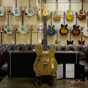 Fender Custom Shop Paul Waller Masterbuilt Artisan Thinline Telecater HH Caballo Ligero Tamo Ash Top - Image 12