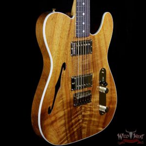 Fender Custom Shop Paul Waller Masterbuilt Artisan Thinline Telecaster HH Koa Top Birdseye Neck Rosewood Board - Image 5