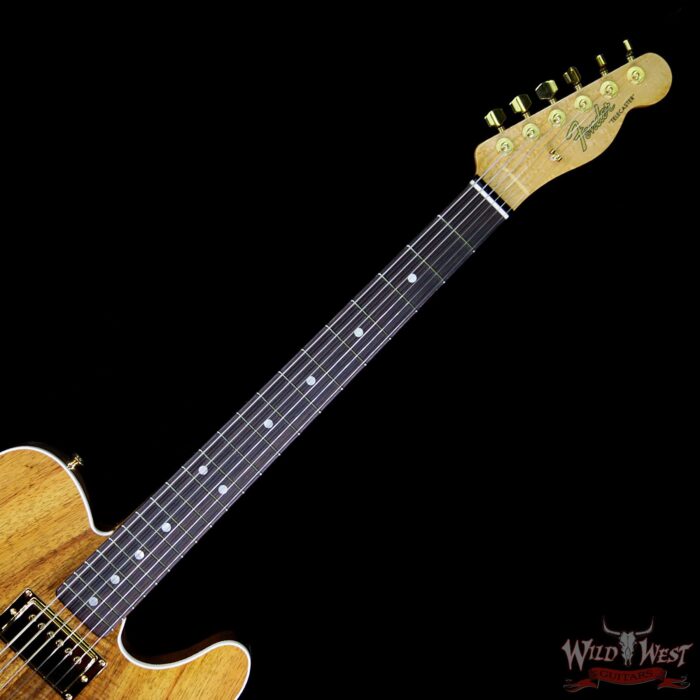 Fender Custom Shop Paul Waller Masterbuilt Artisan Thinline Telecaster HH Koa Top Birdseye Neck Rosewood Board - Image 9