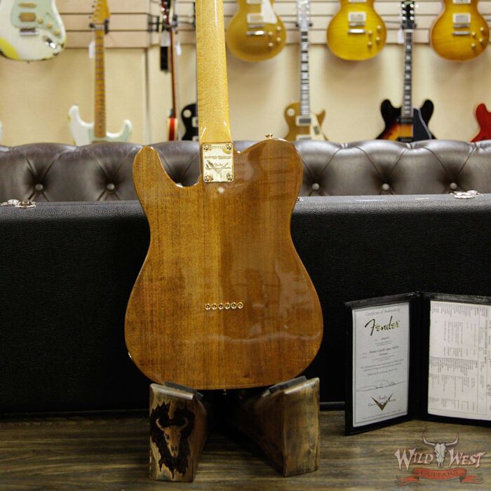 Fender Custom Shop Paul Waller Masterbuilt Artisan Thinline Telecaster HH Koa Top Birdseye Neck Rosewood Board - Image 15