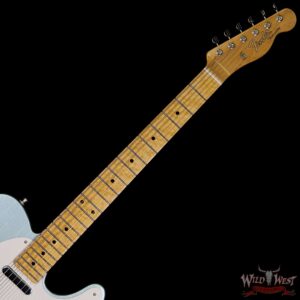 Fender Custom Shop Postmodern Telecaster Lush Closet Classic Birdseye Maple Neck Faded Firemist Silver - Image 9