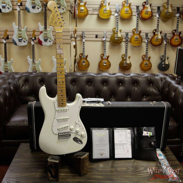 Fender Custom Shop Jimi Hendrix Voodoo Child Signature Stratocaster Journeyman Relic Olympic White VC0233 - Image 11