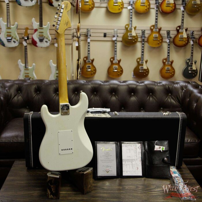 Fender Custom Shop Jimi Hendrix Voodoo Child Signature Stratocaster Journeyman Relic Olympic White VC0233 - Image 13