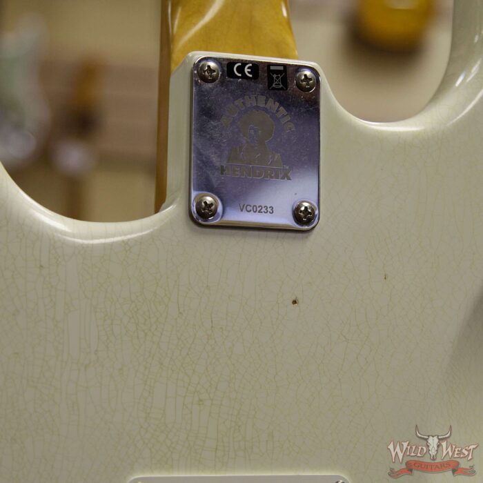 Fender Custom Shop Jimi Hendrix Voodoo Child Signature Stratocaster Journeyman Relic Olympic White VC0233 - Image 14