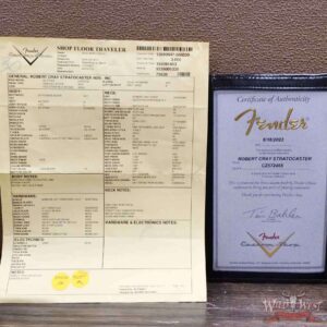 Fender Custom Shop Robert Cray Signature Stratocaster Hardtail AA Birdseye Maple Neck NOS Inca Silver 7.50 LBS - Image 8