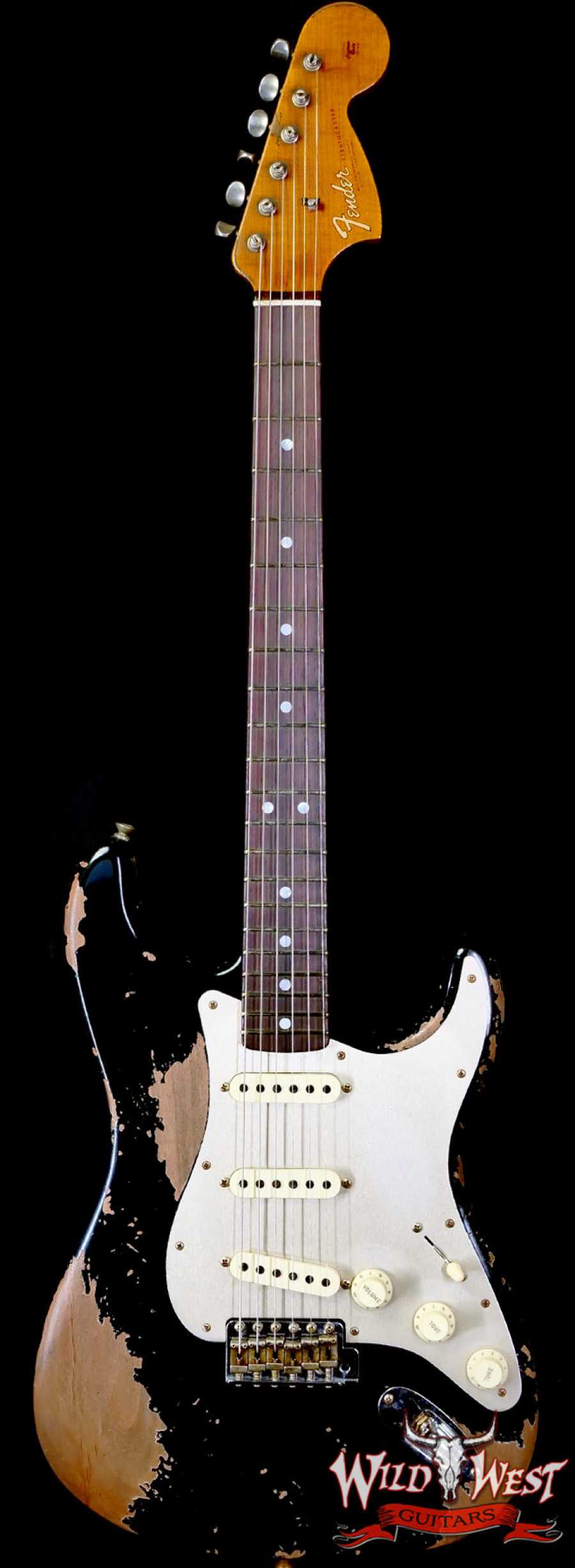 fender-cz580674-bighead-main__wwg_large.jpg Fender Custom Shop LTD Roasted Bighead 1966 Stratocaster Super Heavy Relic 7.80 LBS - Image 1