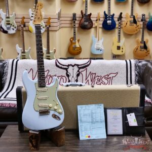 Fender Custom Shop LTD 1959 Special Stratocaster Journeyman Relic Super Faded Sonic Blue 7.75 LBS - Image 7
