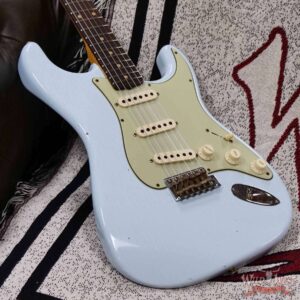 Fender Custom Shop LTD 1959 Special Stratocaster Journeyman Relic Super Faded Sonic Blue 7.75 LBS - Image 8