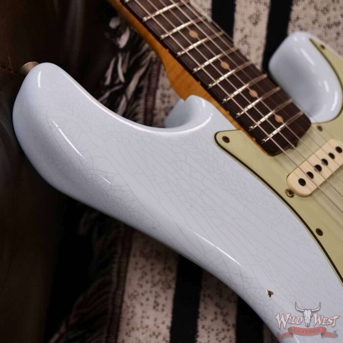 Fender Custom Shop LTD 1959 Special Stratocaster Journeyman Relic Super Faded Sonic Blue 7.75 LBS - Image 13