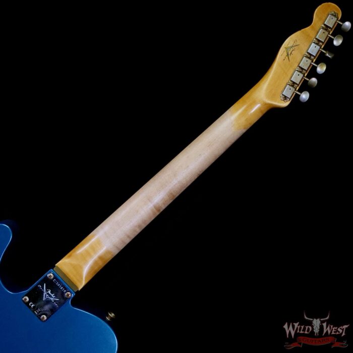 Fender Custom Shop Limiited Edition 1960 Telecaster Relic Aged Ocean Turquoise 7.25 LBS - Image 5