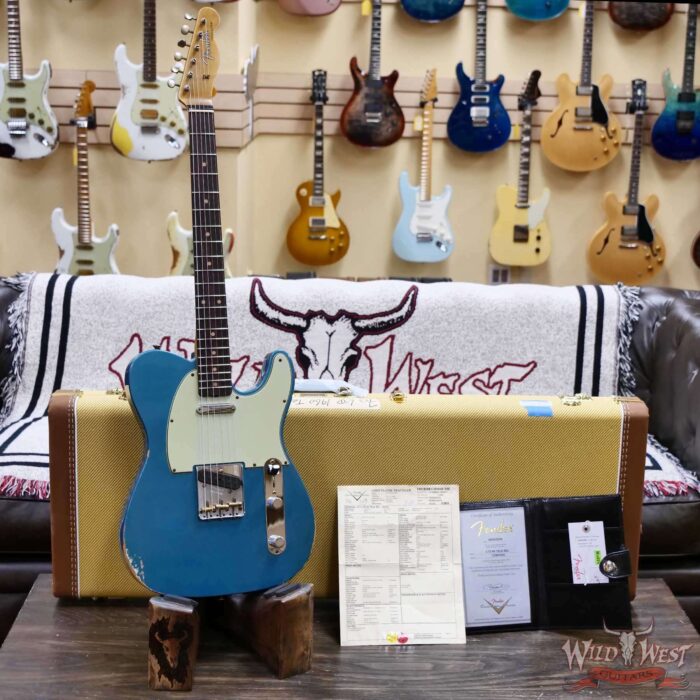 Fender Custom Shop Limiited Edition 1960 Telecaster Relic Aged Ocean Turquoise 7.25 LBS - Image 6
