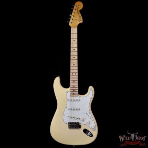 Fender Custom Shop 1968 Stratocaster LCC Deluxe Closet Classic Aged Vintage White 7.95 LBS - Image 3