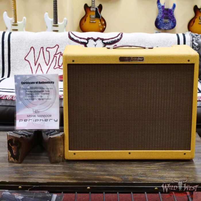 Fender ‘57 Custom Twin-Amp 2-Channel 40-Watt 2x12” Guitar Combo Amplifier Owned by Misha Mansoor (Periphery) - Image 2