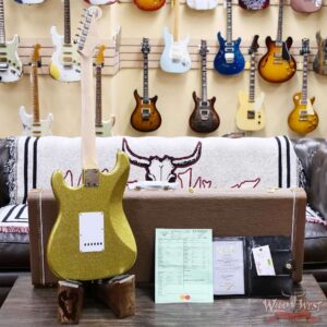 Fender Custom Shop Dick Dale Stratocaster AA Birdseye Maple Neck Rosewood Fingerboard NOS Chartreuse Sparkle 7.65 LBS - Image 9